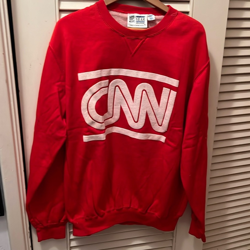 Vintage 90’s CNN sweatshirt 
New never worn